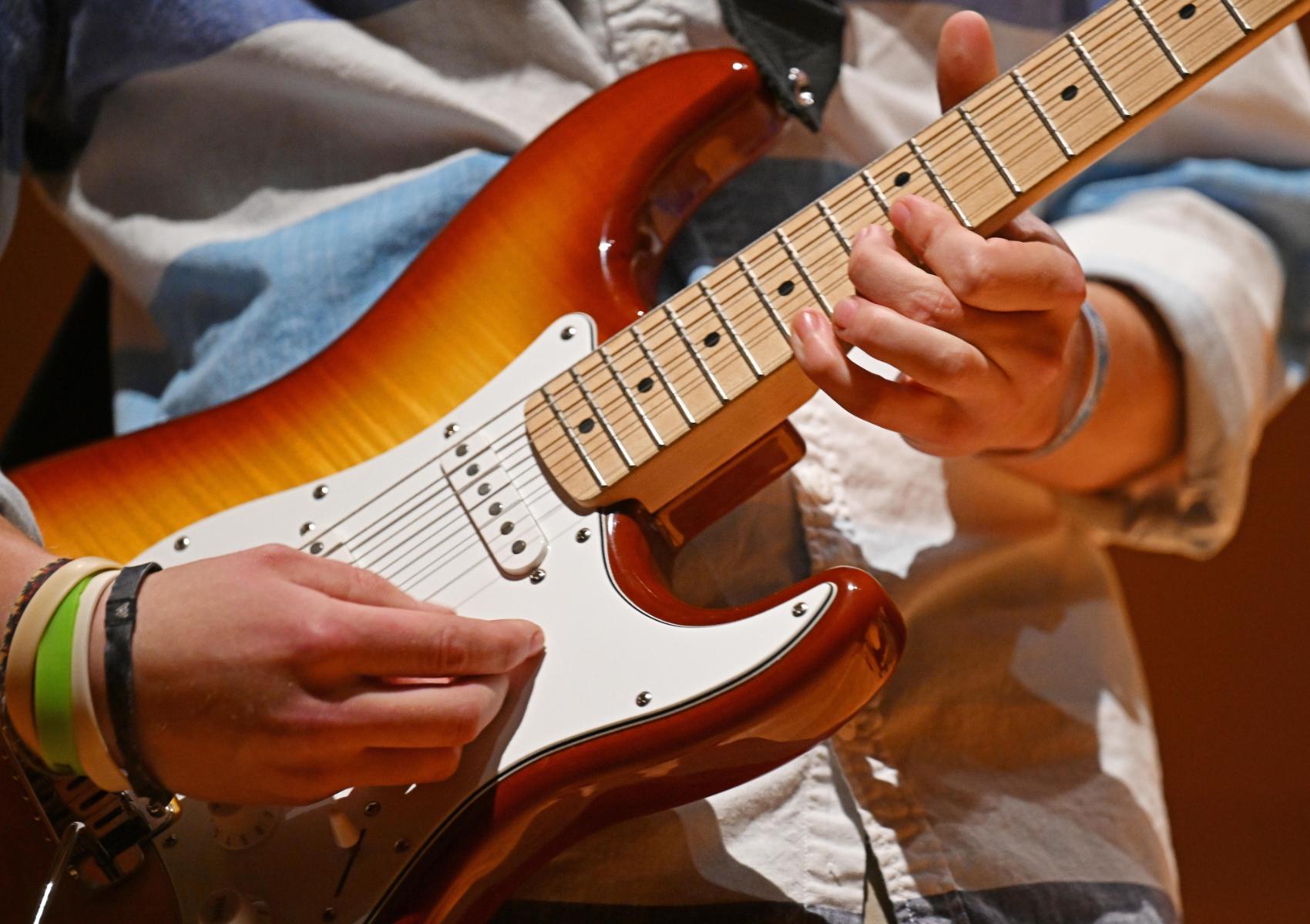 Guitar Recital Close Up