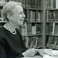 Portrait of Susanne Langer, one of America's preeminent philosophers.