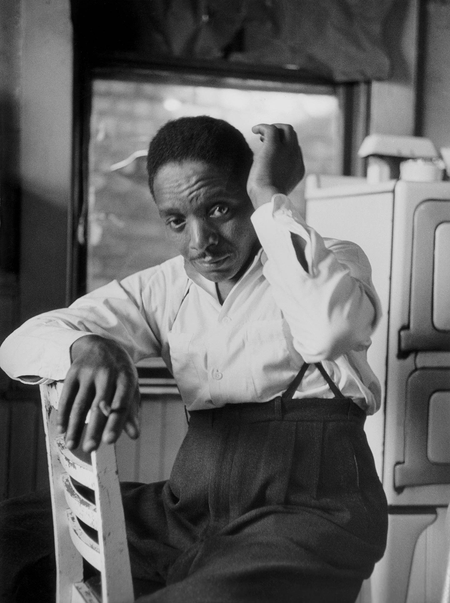 Untitled, Chicago, Illinois, 1950, man portrait