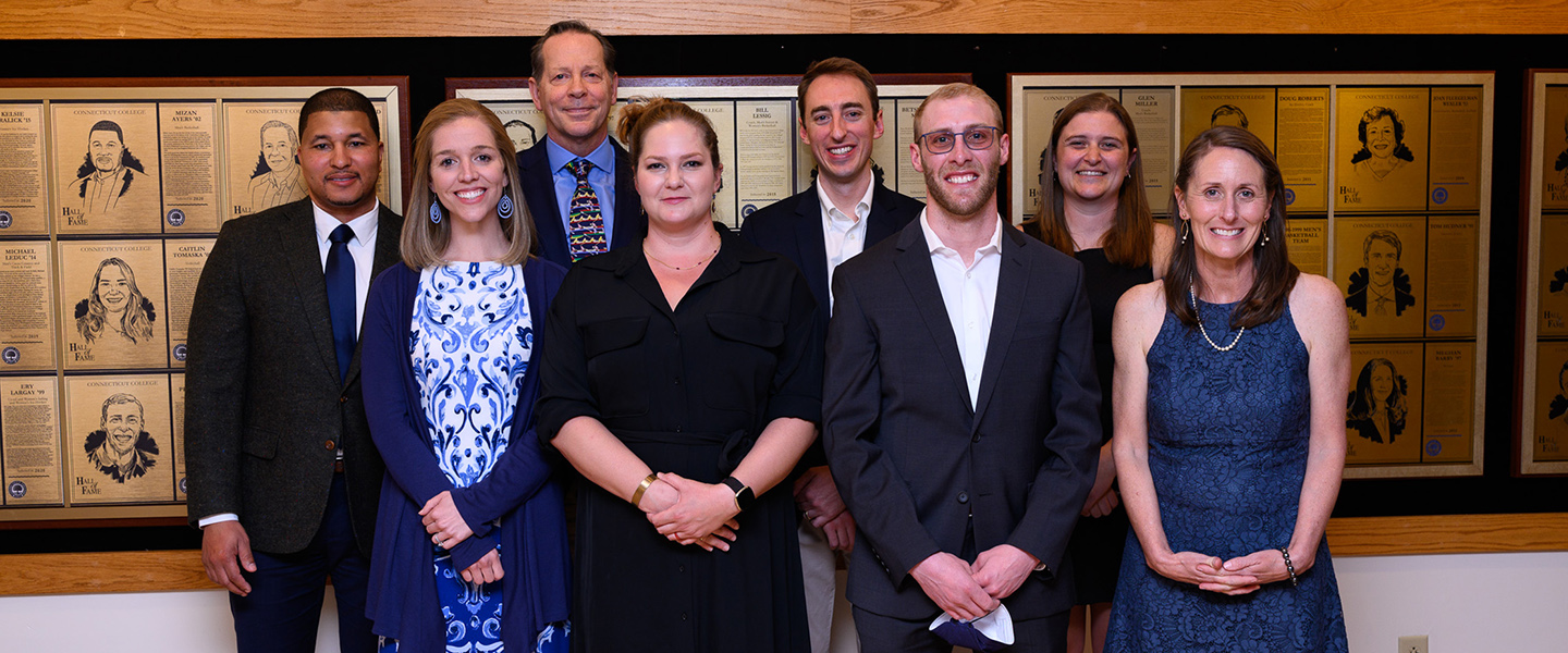 The 2022 inductees to the Connecticut College Athletics Hall of Fame