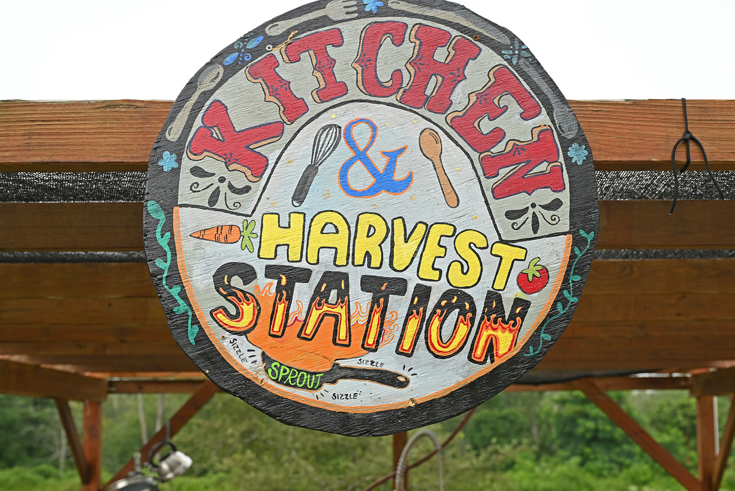 Sprout garden sign