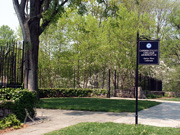 The entryway to the Native Plants Collection.